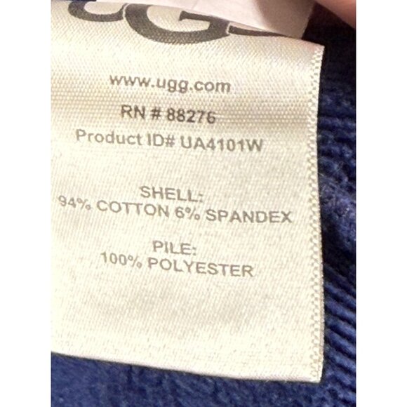 UGG Robe Womens Small Blue Plush Fleece Lined Lounge Bath Wrap Cozy UA4101W - Picture 13 of 15